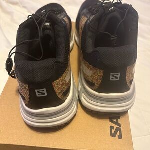 Salomon Black and Multicolor Sneakers